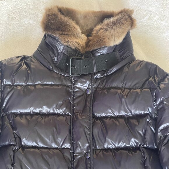 S13 NEW YORK Duck Down Feather Insulated Winter Black Puffer Parka Jacket Size:L - Picture 2 of 10